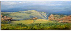 Pintura de Ongamira-Pintando La provincia-ruta 17