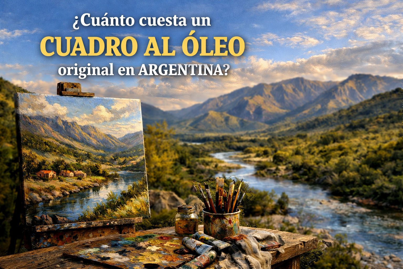 Cuanto cuesta un cuadro al oleo en argentina