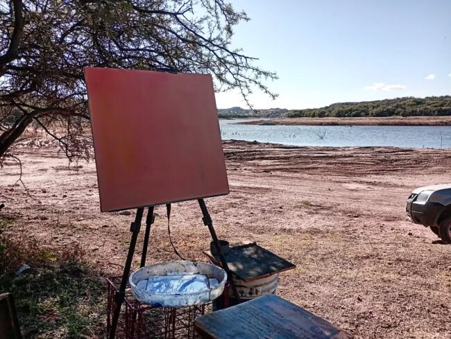 Por qué comprar un cuadro pintado al aire libre